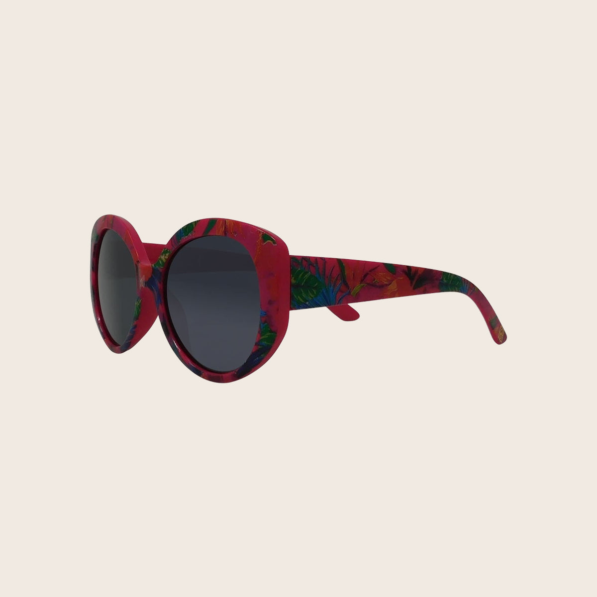 Kids Tropical Oval Large Frame Sunglasses