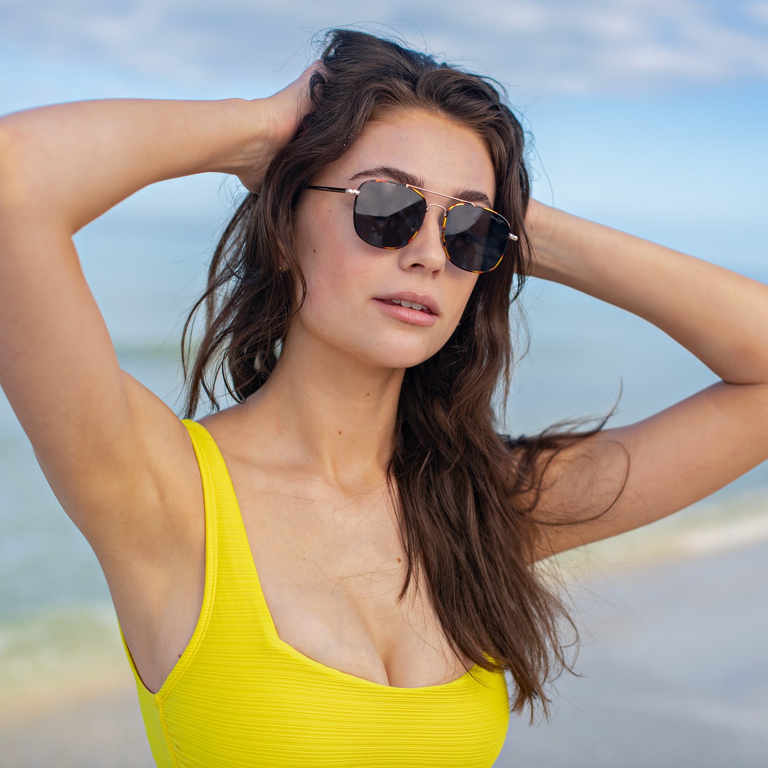 Island Tort Rose Gold UVA-UVB Protection Sunglasses – Panama Jack®
