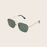 Premium Polarized Metal Square Sunglasses
