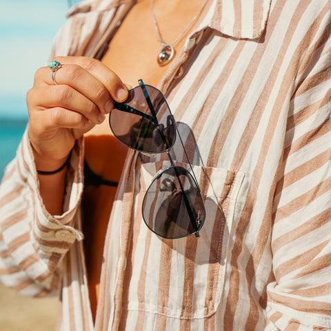 Archetype | Premium Polarized Gunmetal Aviator Sunglasses