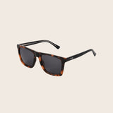 Dunes | Premium Polarized Shiny Tortoise Square Sunglasses