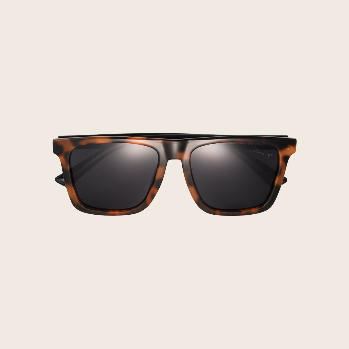Dunes Premium Polarized Shiny Tortoise Square UVA-UVB Sunglasses