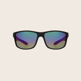 Polarized Matte Black Classic Wrap Sunglasses