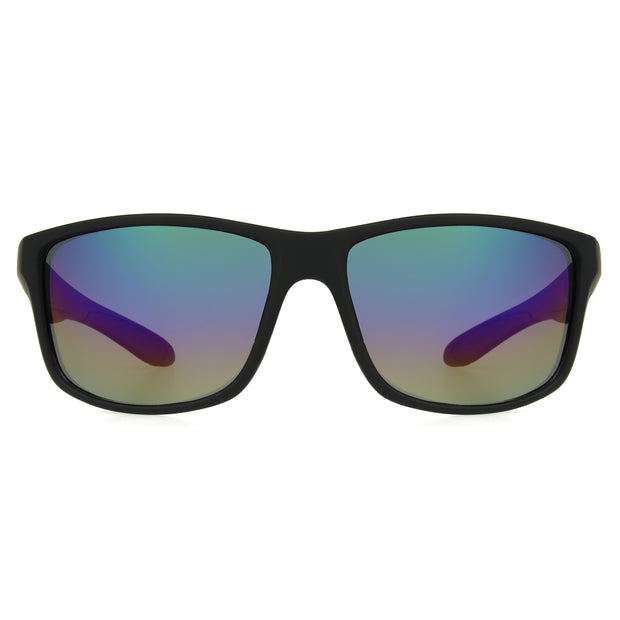 Polarized Matte Black Wrap Sunglasses, 100% UVA UVB Sun Protection – Panama  Jack®