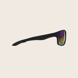 Polarized Matte Black Classic Wrap Sunglasses