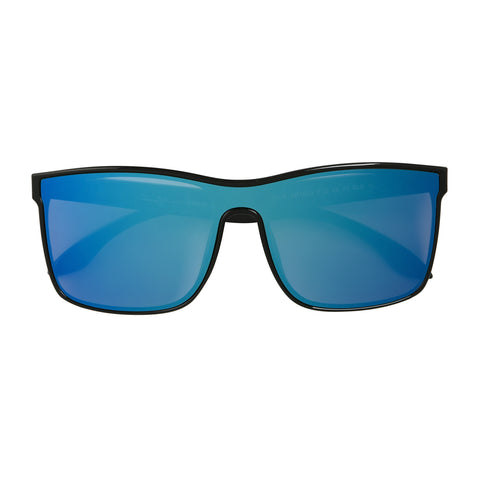 Surf Black Flat Top Smoke Sunglasses