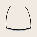 Surf Black Flat Top Smoke Sunglasses