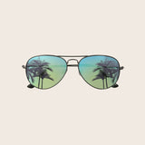 50th Anniversary Limited Edition Palm Tree Mirror Sunglasses
