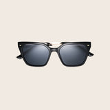 Polarized Black & Gold Cat Eye Sunglasses