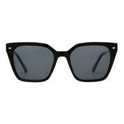 Polarized Black & Gold Cat Eye Sunglasses