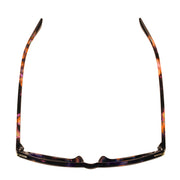 Polarized Multi-Colored Tort Oval Frame Sunglasses