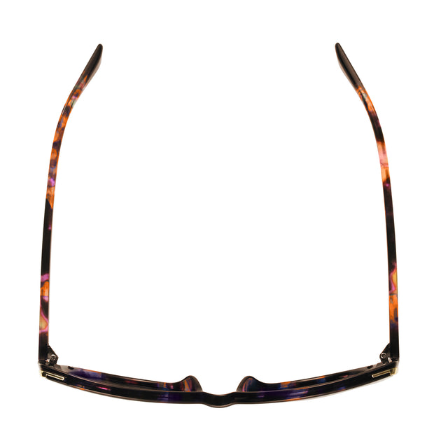 Polarized Multi-Colored Tort Oval Frame Sunglasses