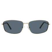 Polarized Silver Metal Small Frame Sunglasses