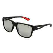 Classic Matte Black Square Frame Sunglasses