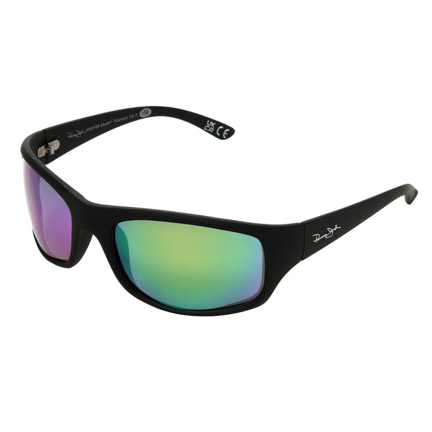 Polarized Colored Mirror Wrap Sunglasses