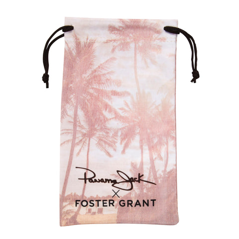 Microfiber Palm Tree Print Soft Sunglasses Pouch