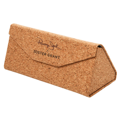 Folding Cork Sunglasses Case