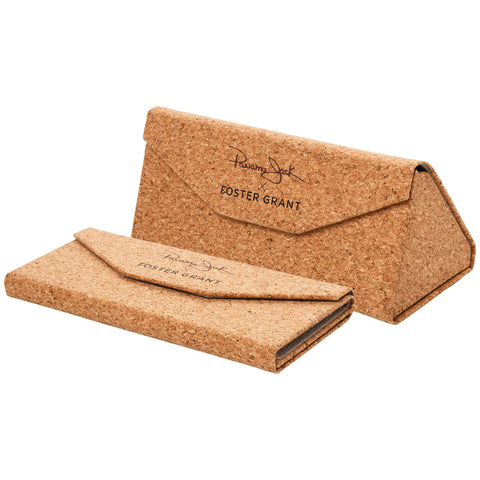 Folding Cork Sunglasses Case