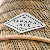 Panama Jack patch on a woven surface