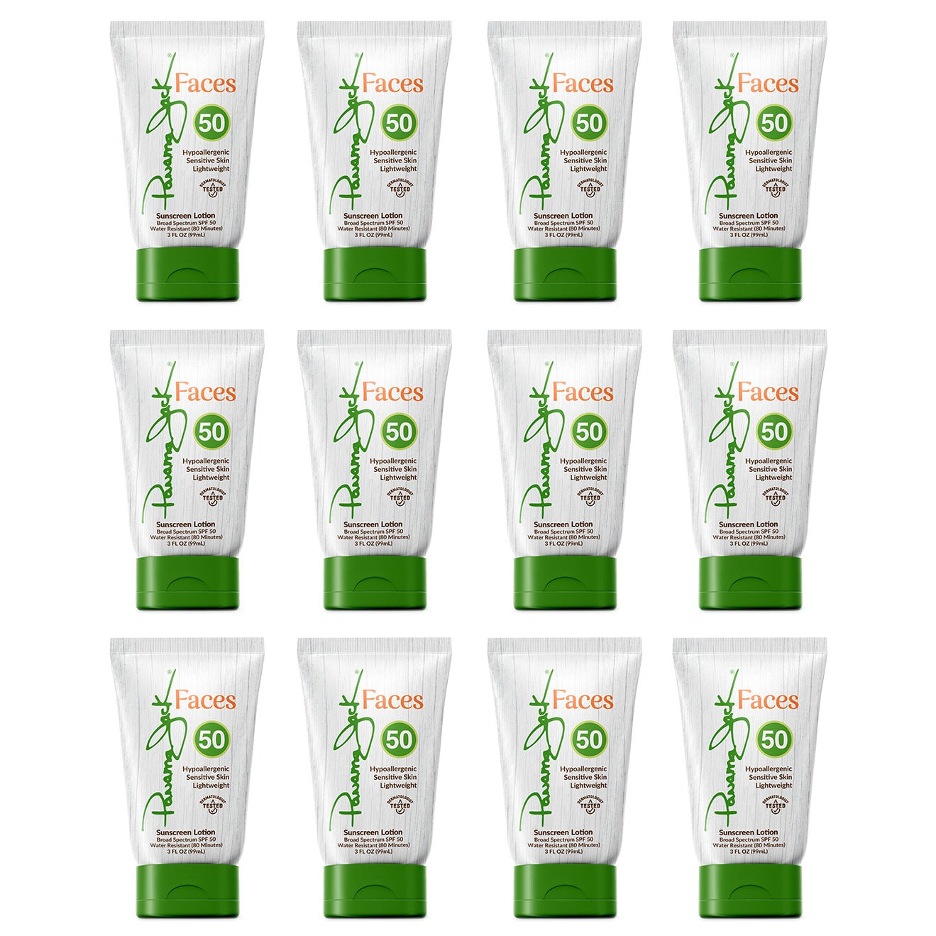 Faces Sunscreen Lotion SPF 50, Oxybenzone, Octinoxate, PABA