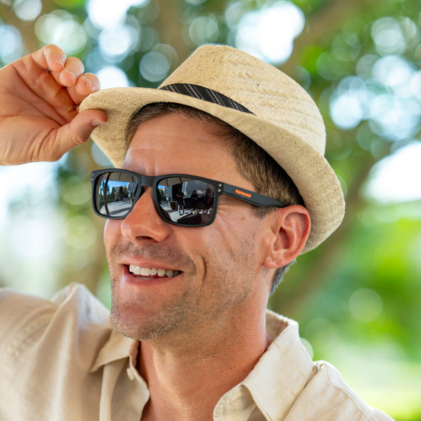 Striped Band Fedora Sun Hat – Panama Jack®