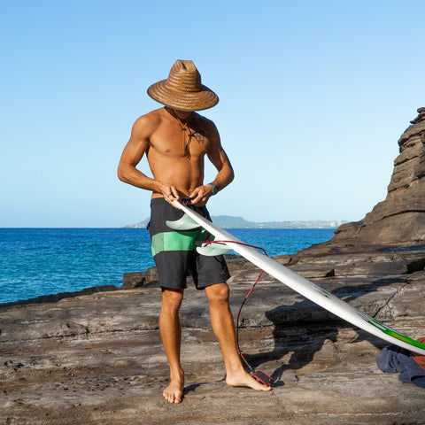 Palm Fiber Lifeguard Hat