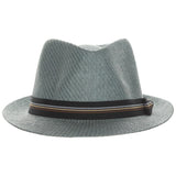 Matte Toyo Bow Band Fedora Hat