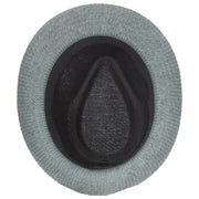 Matte Toyo Bow Band Fedora Hat