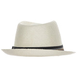 Matte Toyo Bow Band Fedora Hat