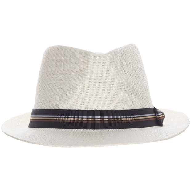 Matte Toyo Bow Band Fedora Hat