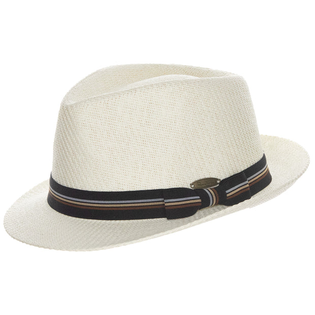 Matte Toyo Bow Band Fedora Hat