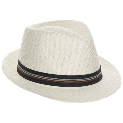 Matte Toyo Bow Band Fedora Hat