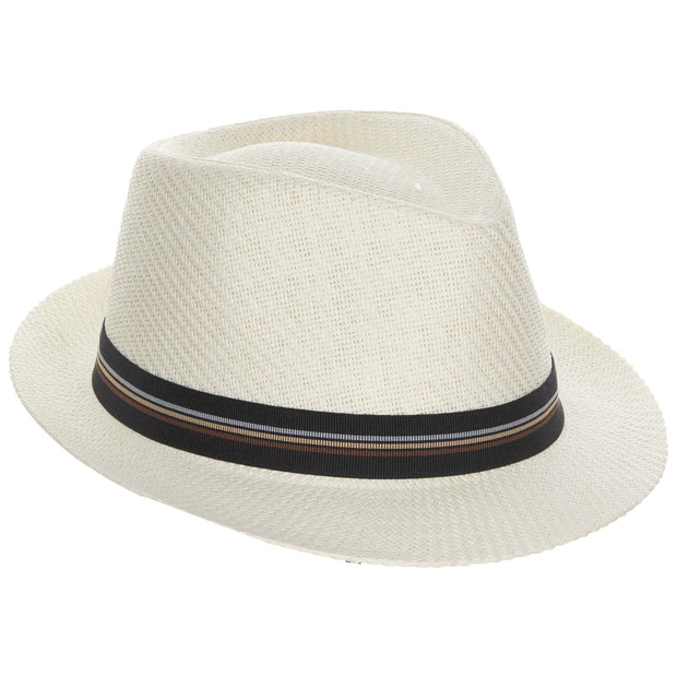 Matte Toyo Bow Band Fedora Hat