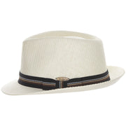 Matte Toyo Bow Band Fedora Hat