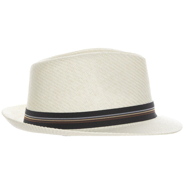 Matte Toyo Bow Band Fedora Hat