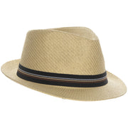 Matte Toyo Bow Band Fedora Hat