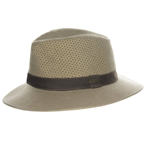 Perforated Packable Safari Hat