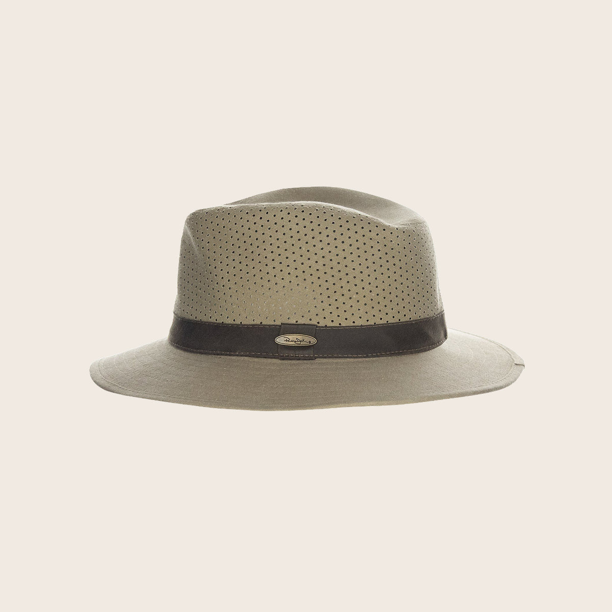 Perforated Packable Safari Hat