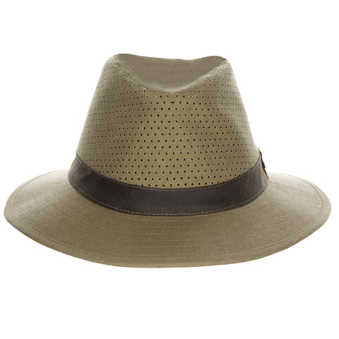 Perforated Packable Safari Hat