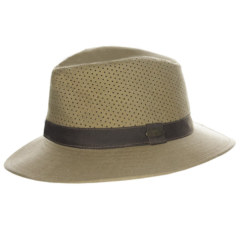 Perforated Packable Safari Hat