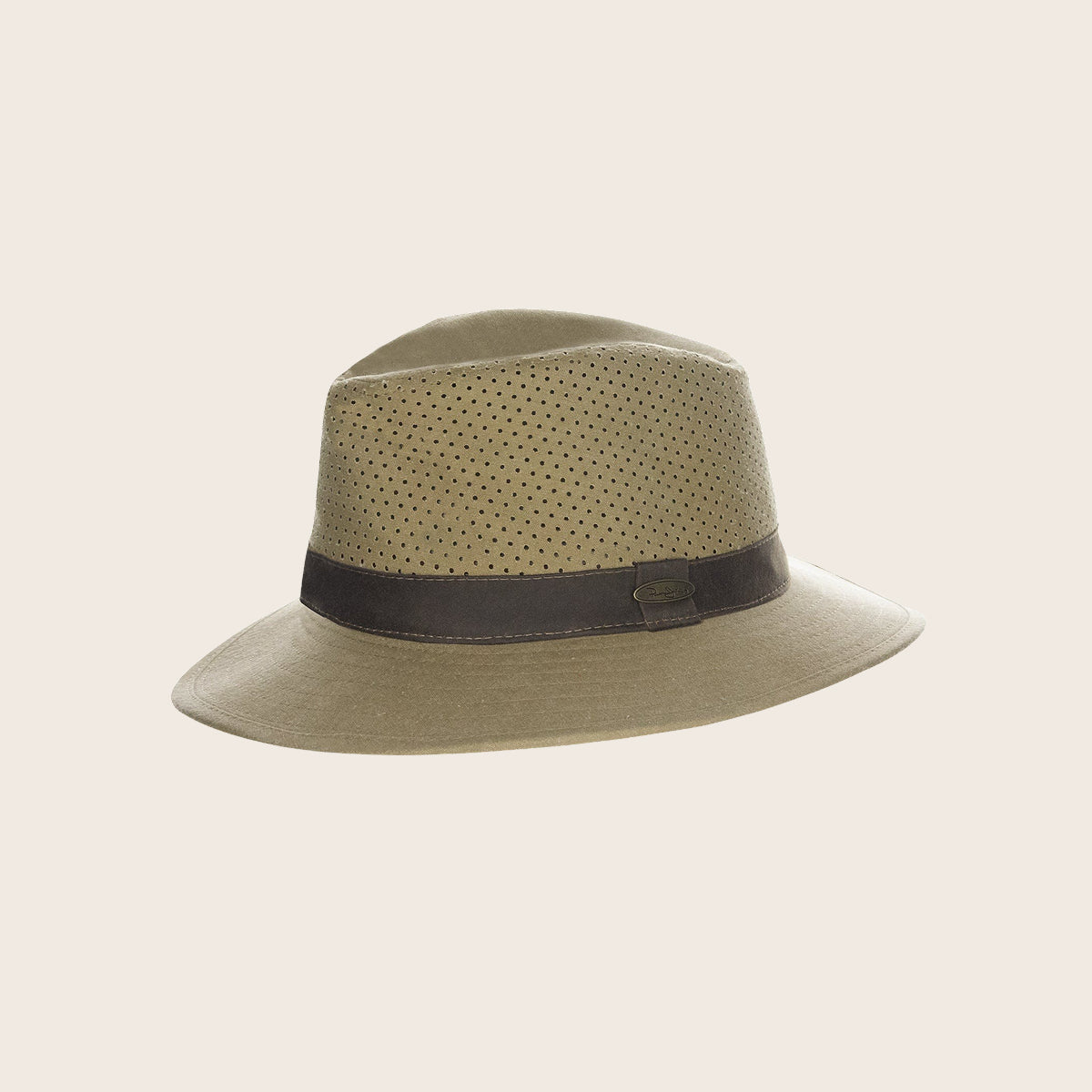 Perforated Packable Safari Hat