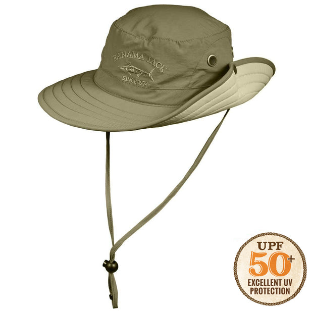 Fishoholic GRY-l/xl Boonie Hat - Bucket Hat - UPF50+ Sun