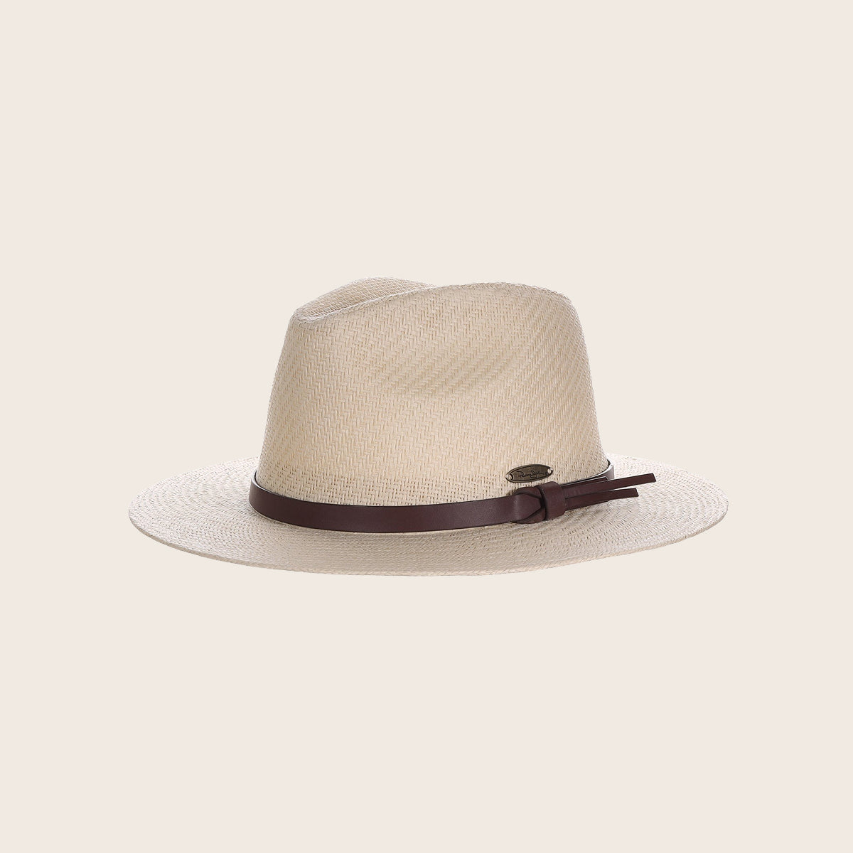 Vegan Leather Band Matte Toyo Safari Hat