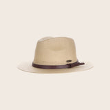 Vegan Leather Band Matte Toyo Safari Hat