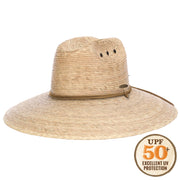 Packable Braided Palm Fiber Lifeguard Hat