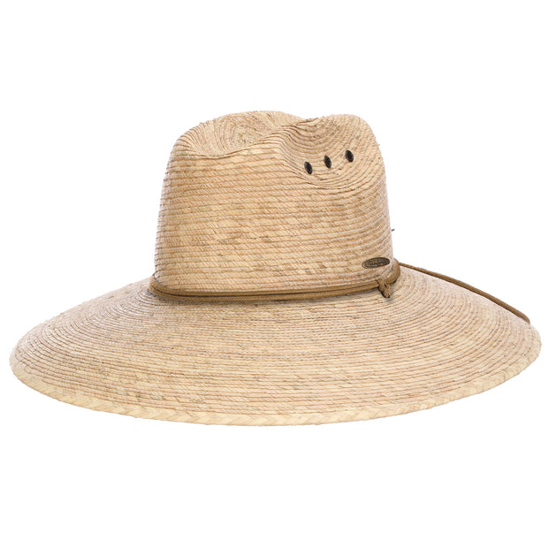 Packable Braided Palm Fiber Lifeguard Hat