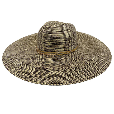 Premium Metallic Gold Paper Braid Straw Hat - All Sales Final