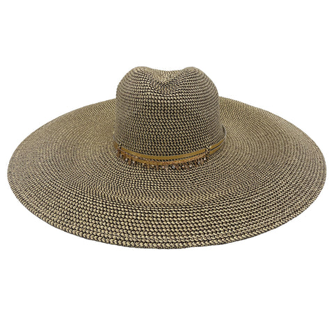 Premium Metallic Gold Paper Braid Straw Hat - All Sales Final