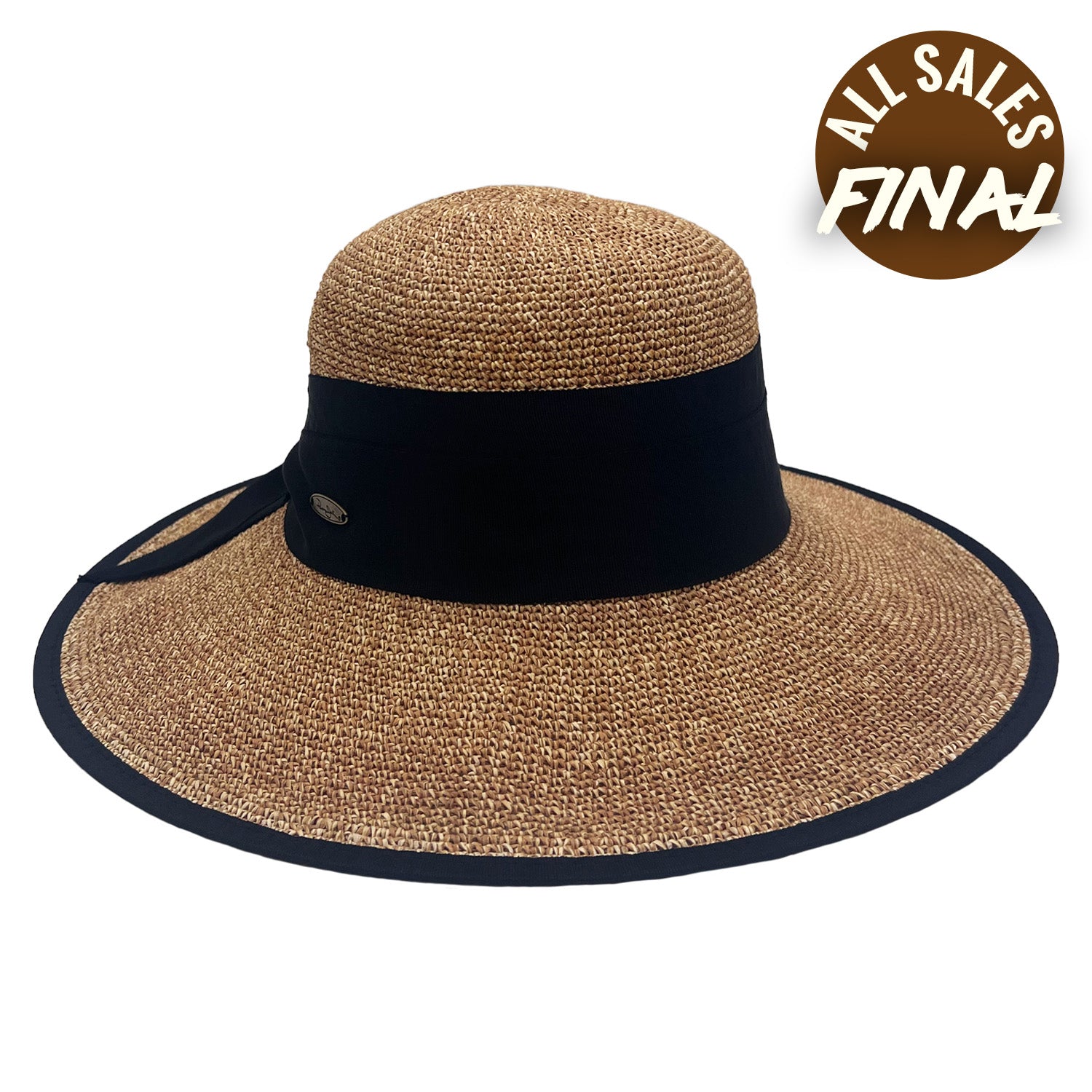 Panama Jack Premium Women's Straw Hat - Natural Paper Braid, 4 Big Brim