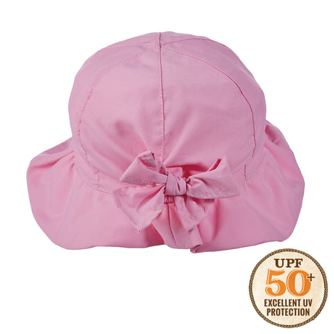 Kids Ruffled Microfiber Beach Hat - All Sales Final